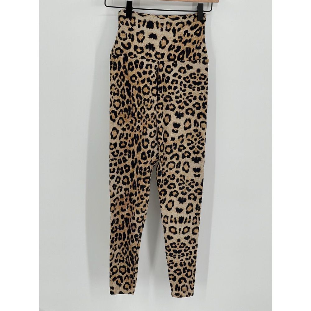 Booty By Brabants Legging High Rise‎ Women Cheetah Leopard One Size